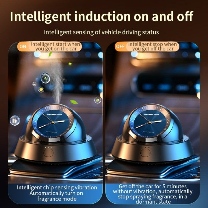 Auto Aroma Smart Clock Car Air Freshener