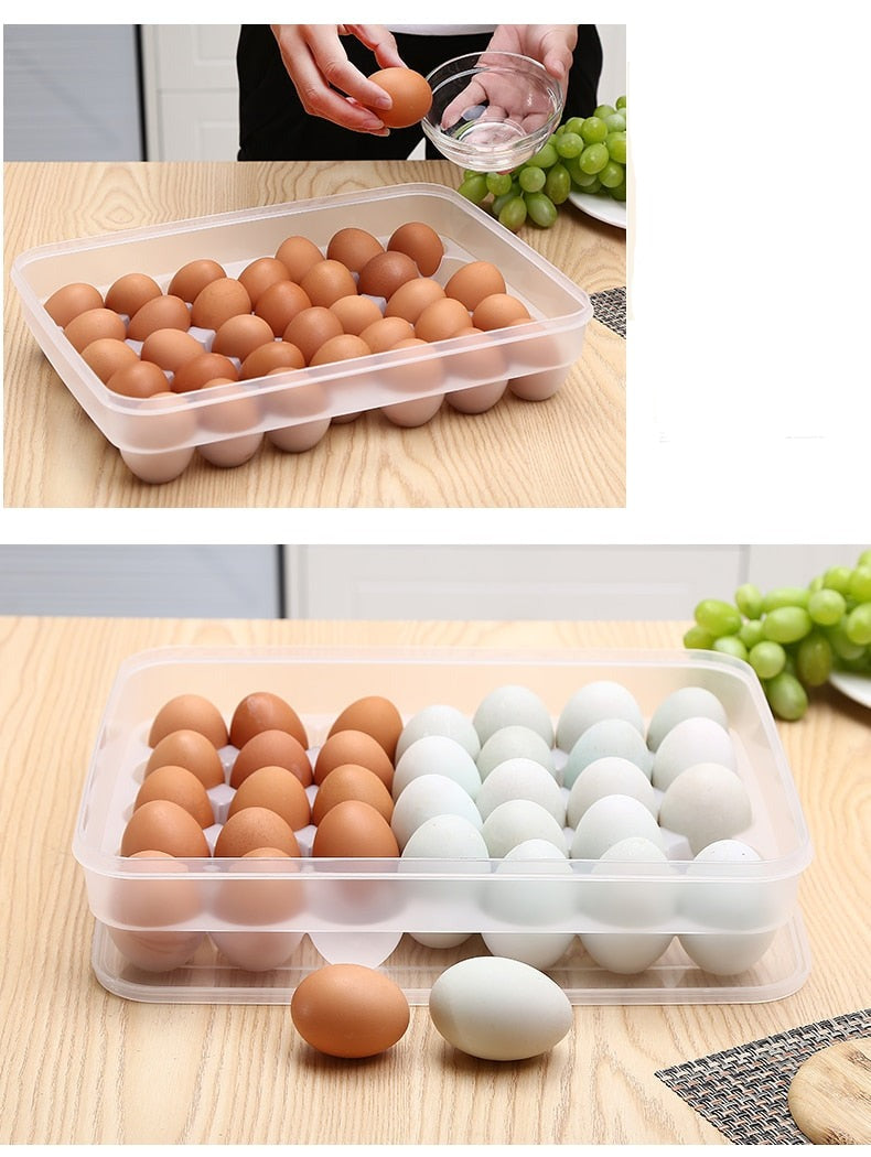 Japanese-Style Plastic Duck Egg Storage Box