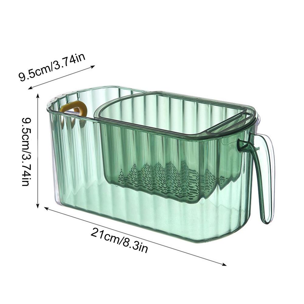 Clear Stack Transparent Double-Layer Basket