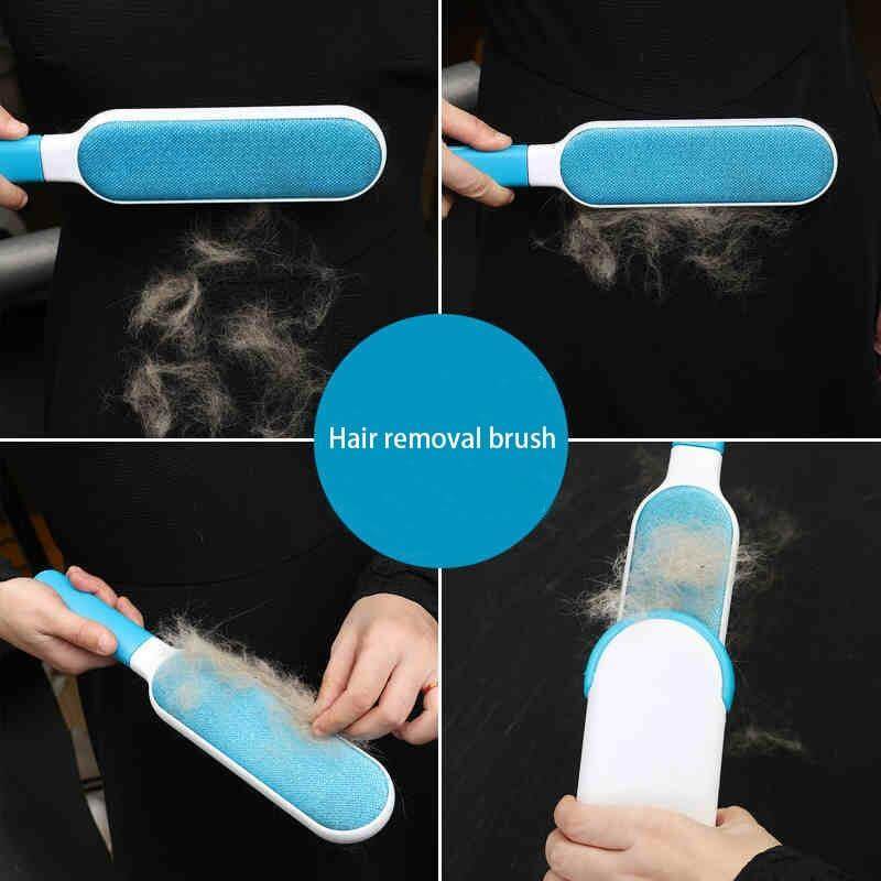 Reusable Double-Sided Pet Hair Dust Removal Brush