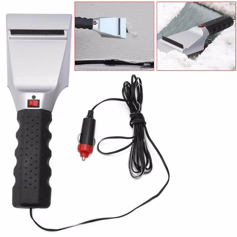 Car Heated Ice Snow Defrost Windshield Scraper