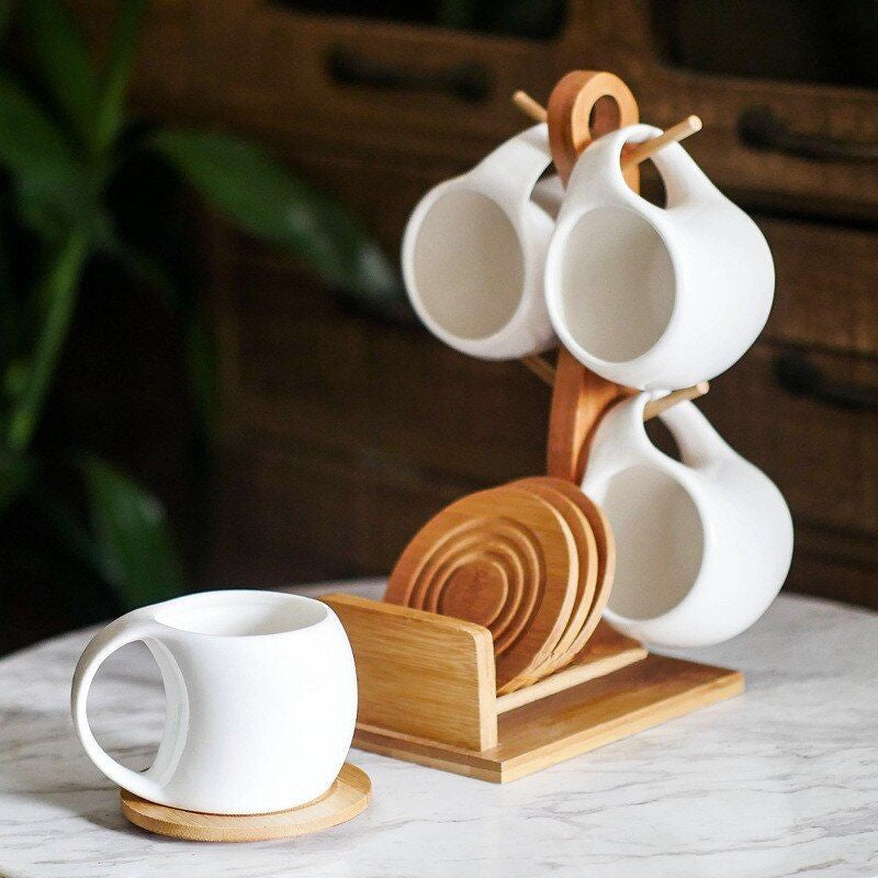 Simple Harmony Ceramic Tea Pot Set