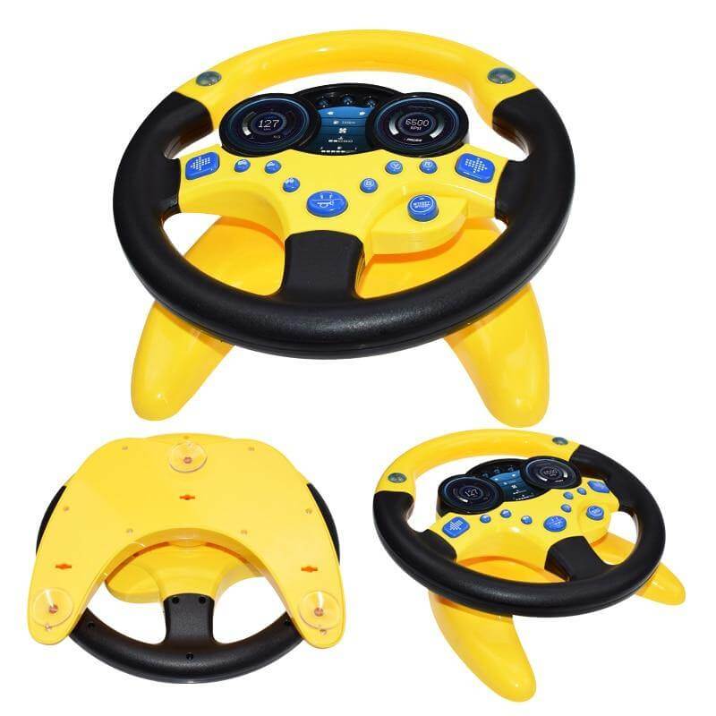 Electric Educational Car Simulation Steering Wheel Toy