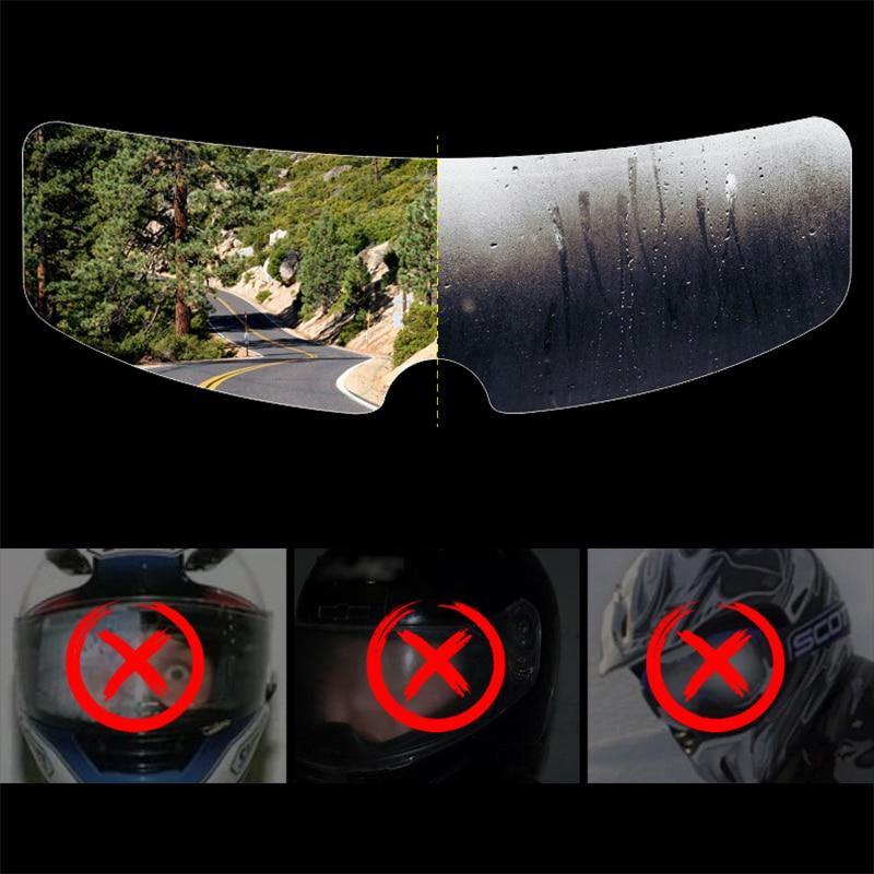 Universal Rainproof Anti-Fog Motorcycle Helmet Screen