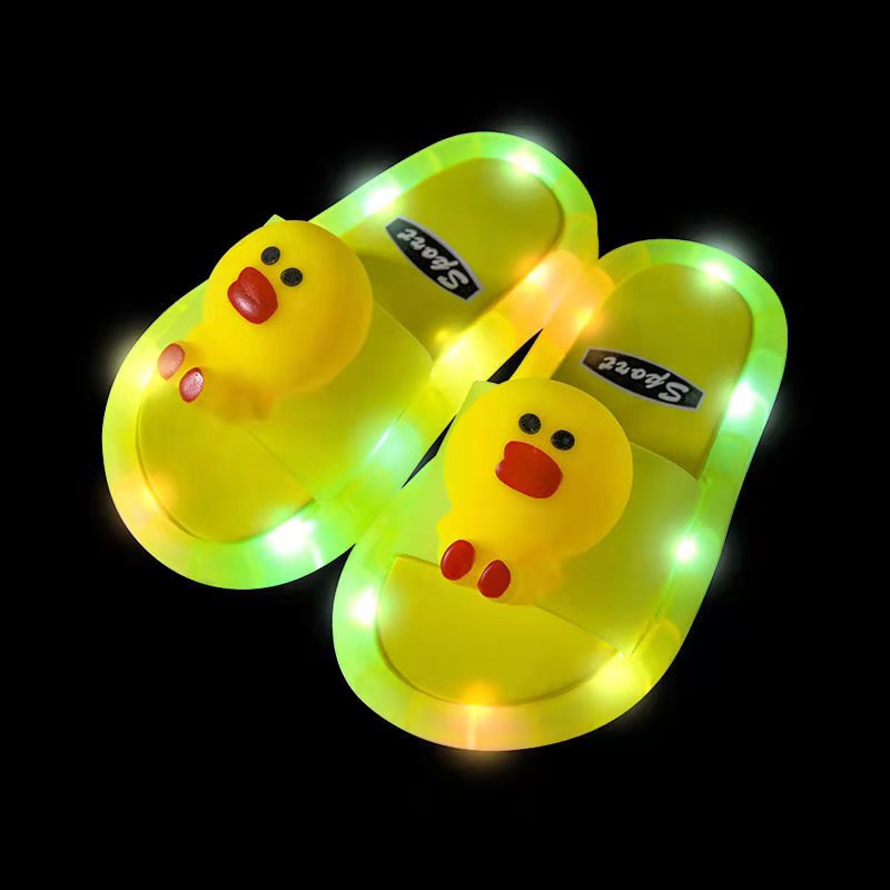 Luminous Cartoon Children Slippers