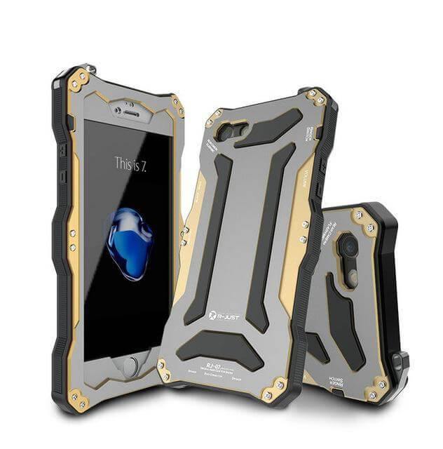 Luxury Waterproof Aluminum Armor Iphone Case