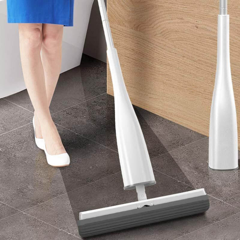 Self-Wringing Lazy Sponge Floor Mop