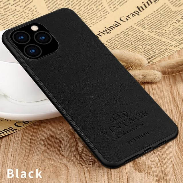 Retro Leather Soft Edge iPhone 11 Case