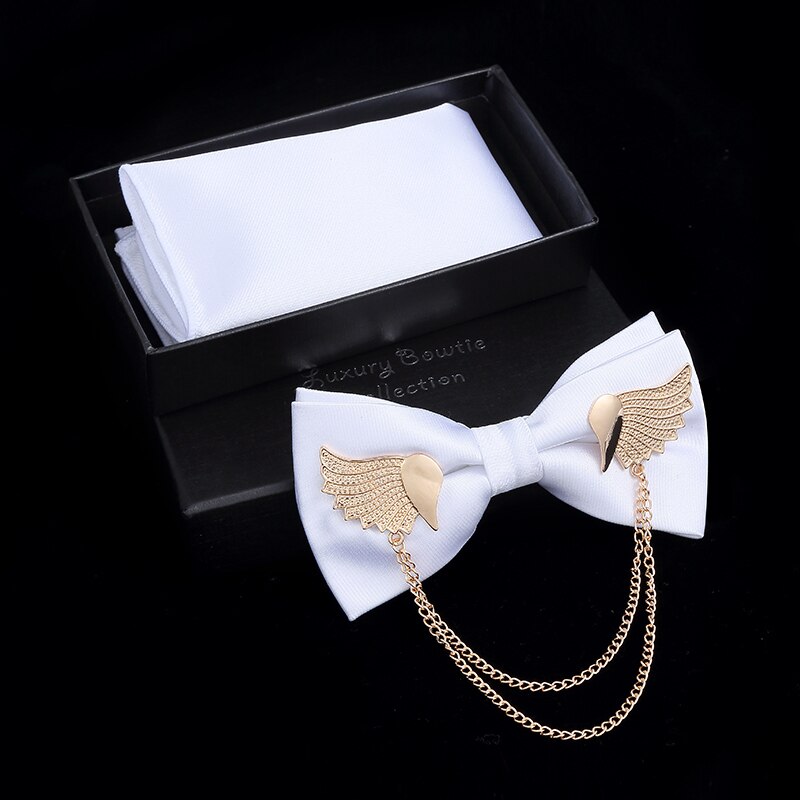 Gentlemen's Metal Bow Tie Gift Set