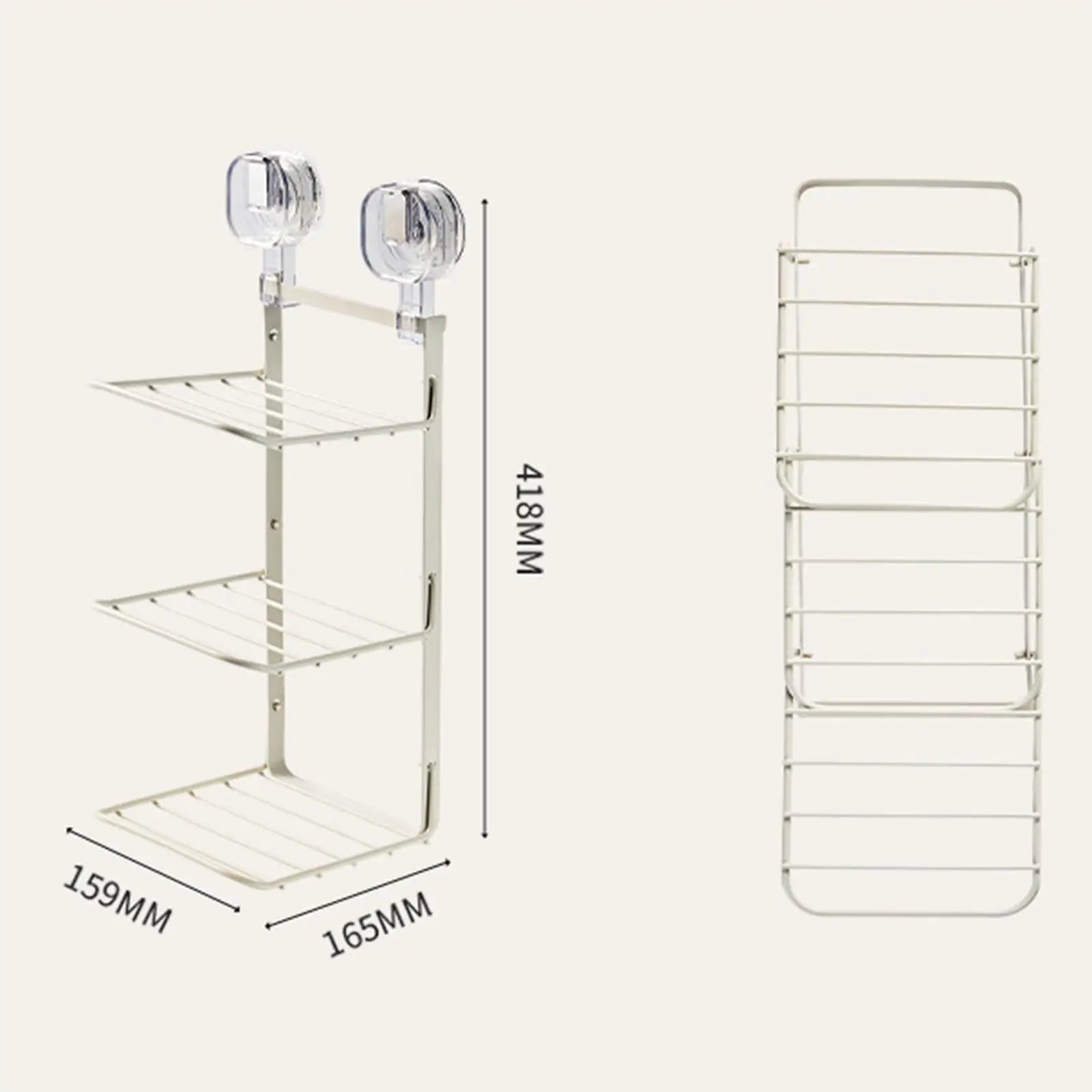 Food Preparation Wall-Mounted 3-Layer Organizer Rack