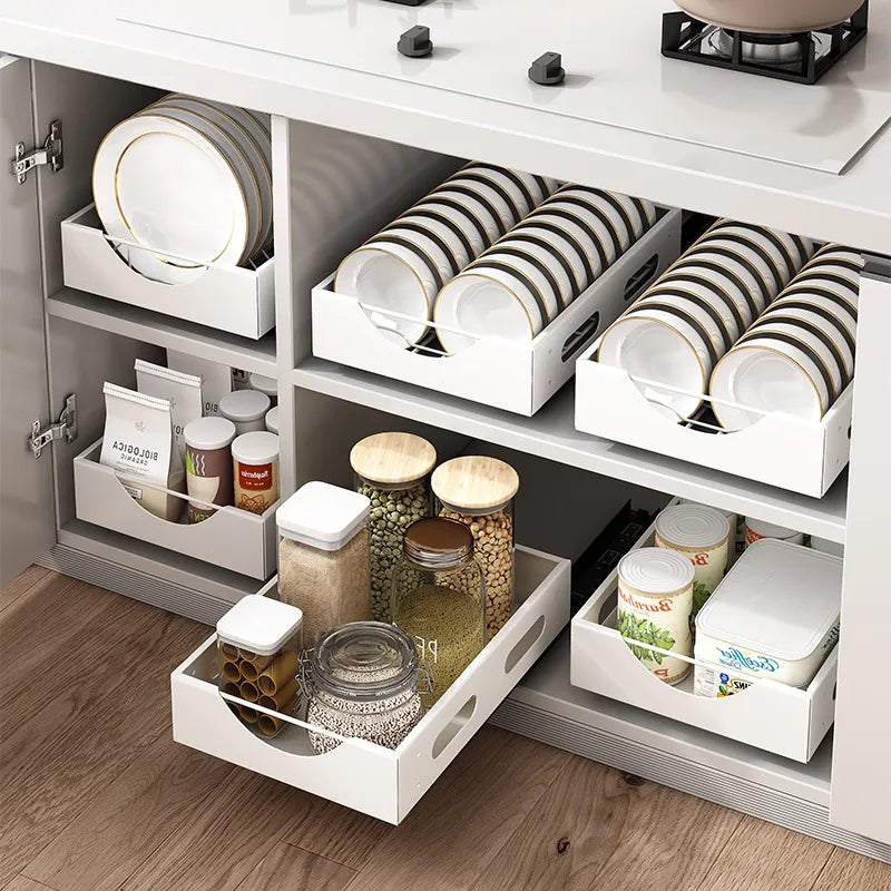 Under the Cabinet Smart Dish Organizer Rack