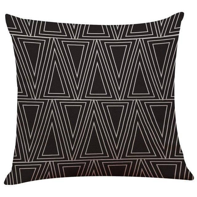 Geometrical Lovely Black and White Home Pillow Cases