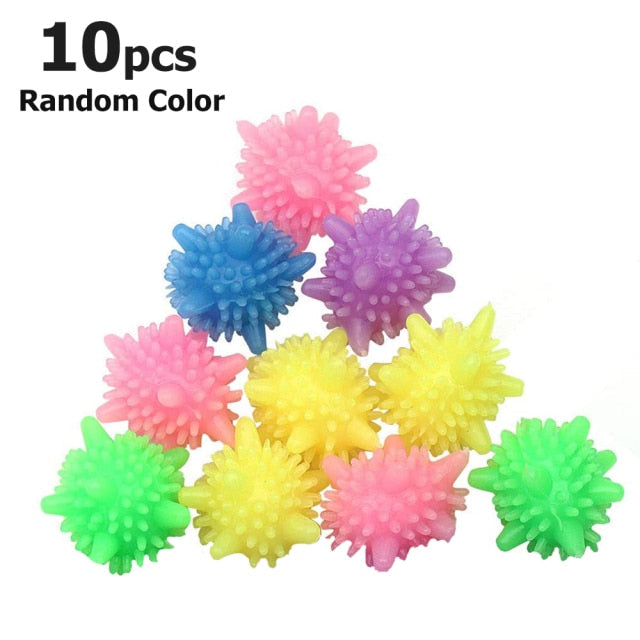 10pcs Starfish Magic Reusable Dirt Cleaner Laundry Balls