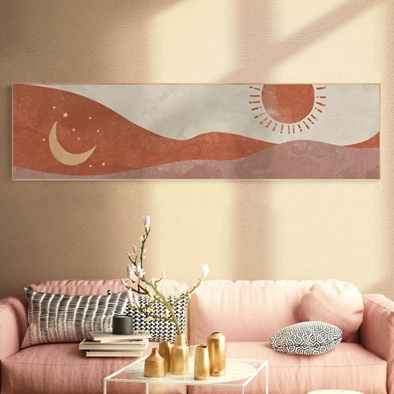 Nordic Minimal Wall Art Canvas Painting