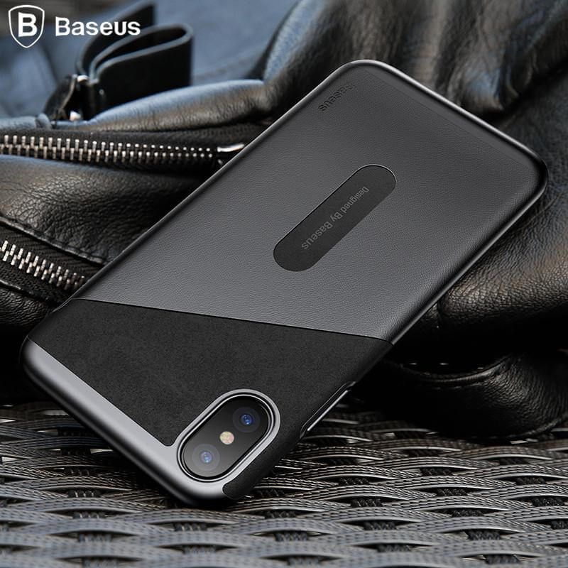 Creative Smart Leather Phone Case For iPhone X