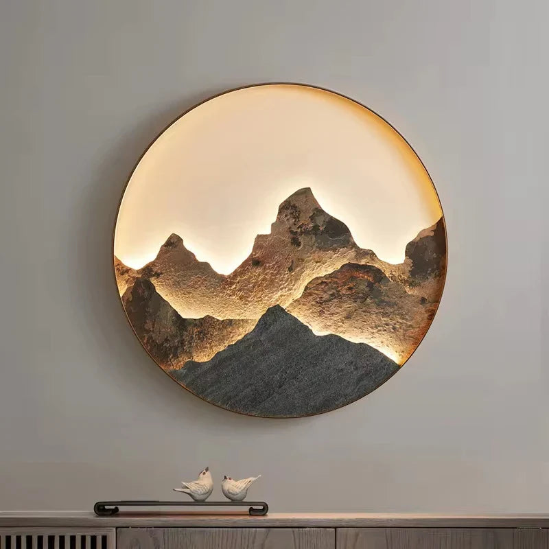 Zen-Inspired Landscape View Artsy Wall Decor