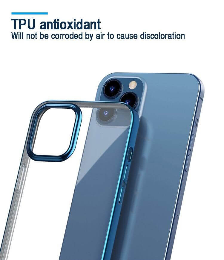 Transparent Magnetic Charger Case for iPhone 12