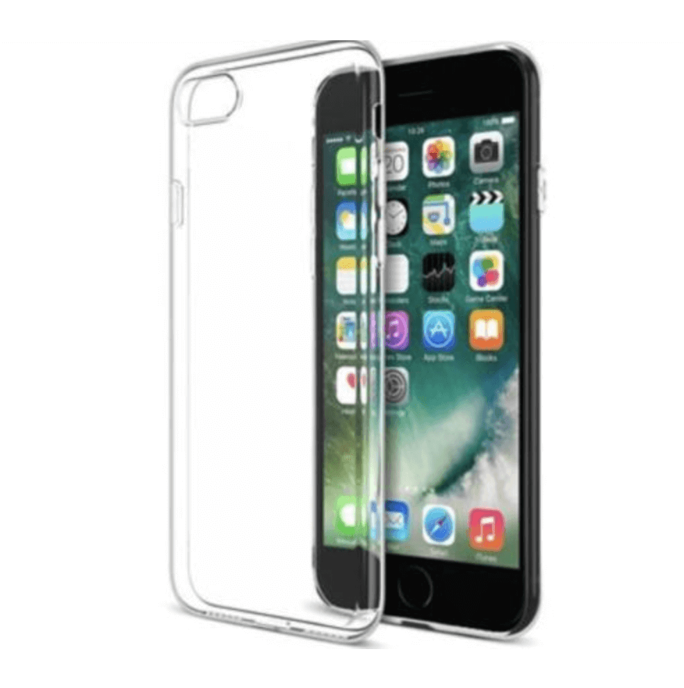 Iphone Transparent Case with Tempered Glass