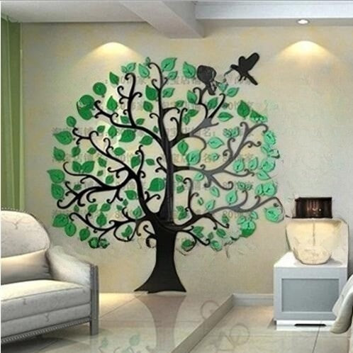 Modern Home 3d Three-Dimensional Tree Wall Stickers