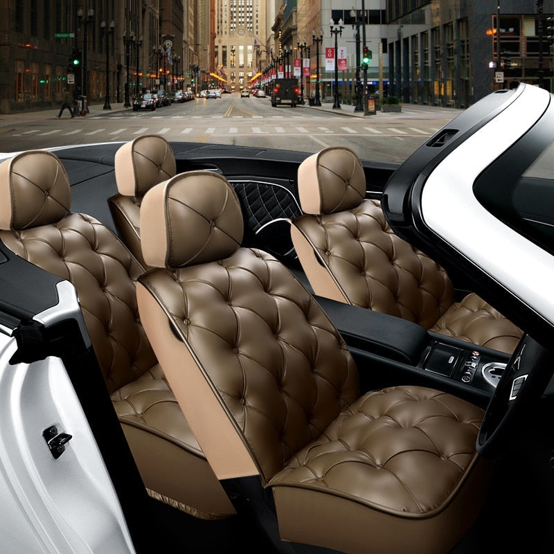 Luxurious Ride Leather Car Seat Cover