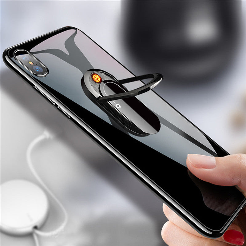 Sticky Magnetic Lighter Ring Phone Holder