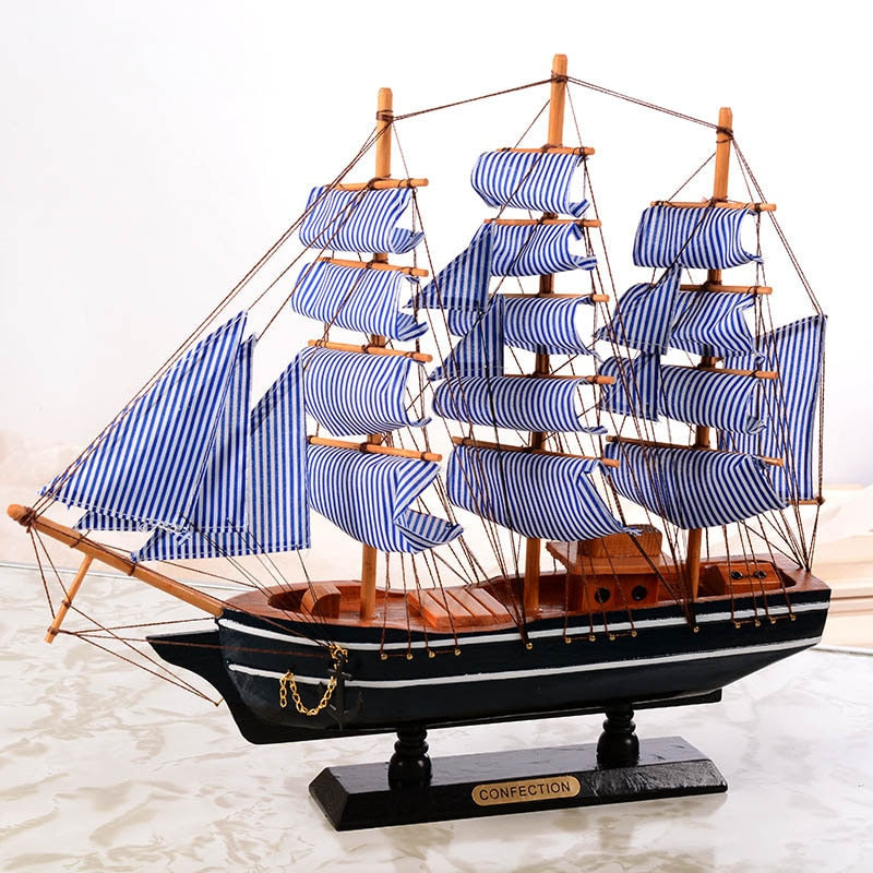 Mediterranean Handmade Sailing Ship