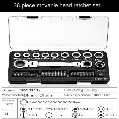 Ratchet-Tastic Master Multitool Wrench Set