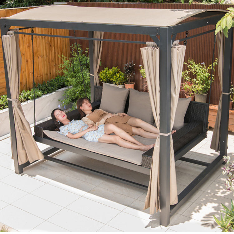 Nordic Style Breezy Outdoor Multifunctional Swing Bed