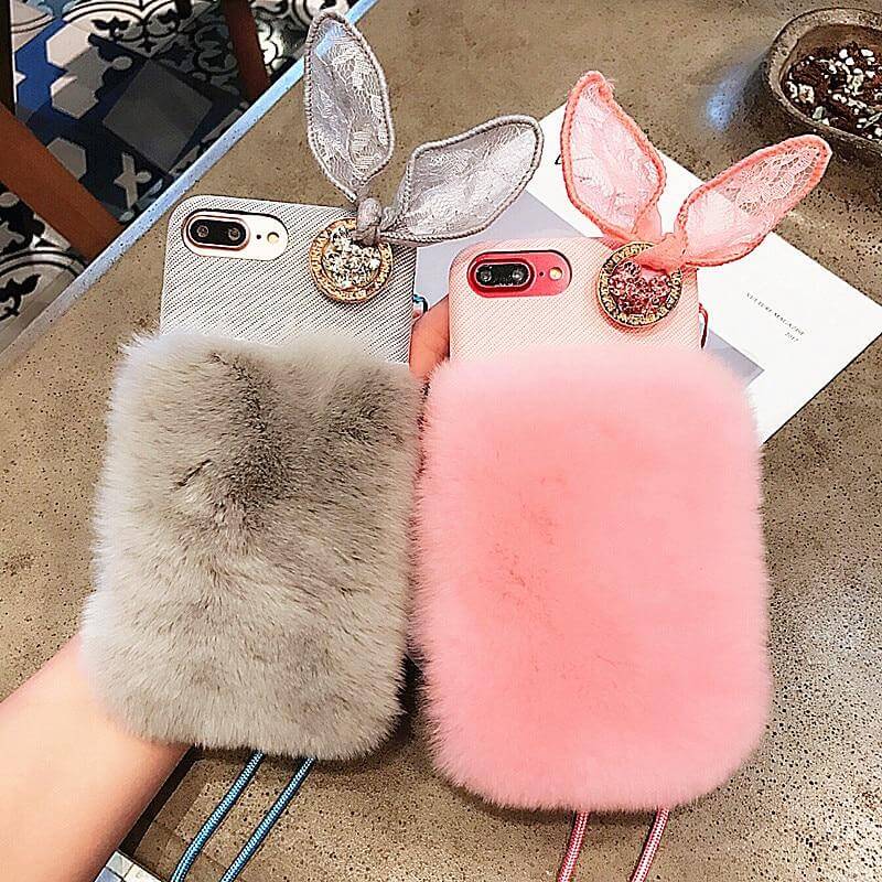 Furry Bunny iPhone Case