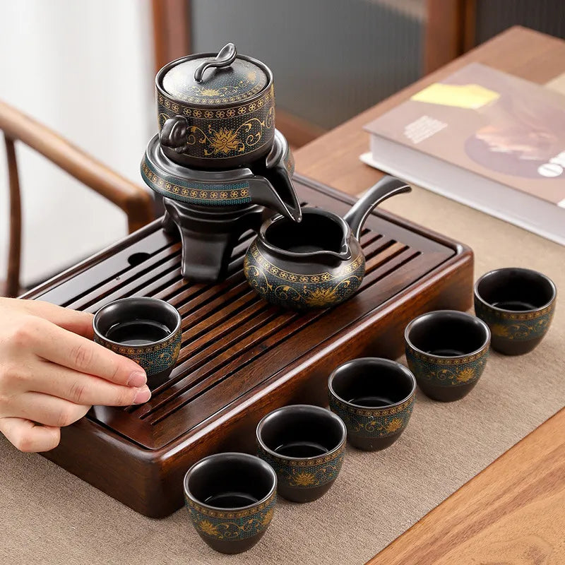 Mystic Sip Kung-Fu Ceramic Tea Set