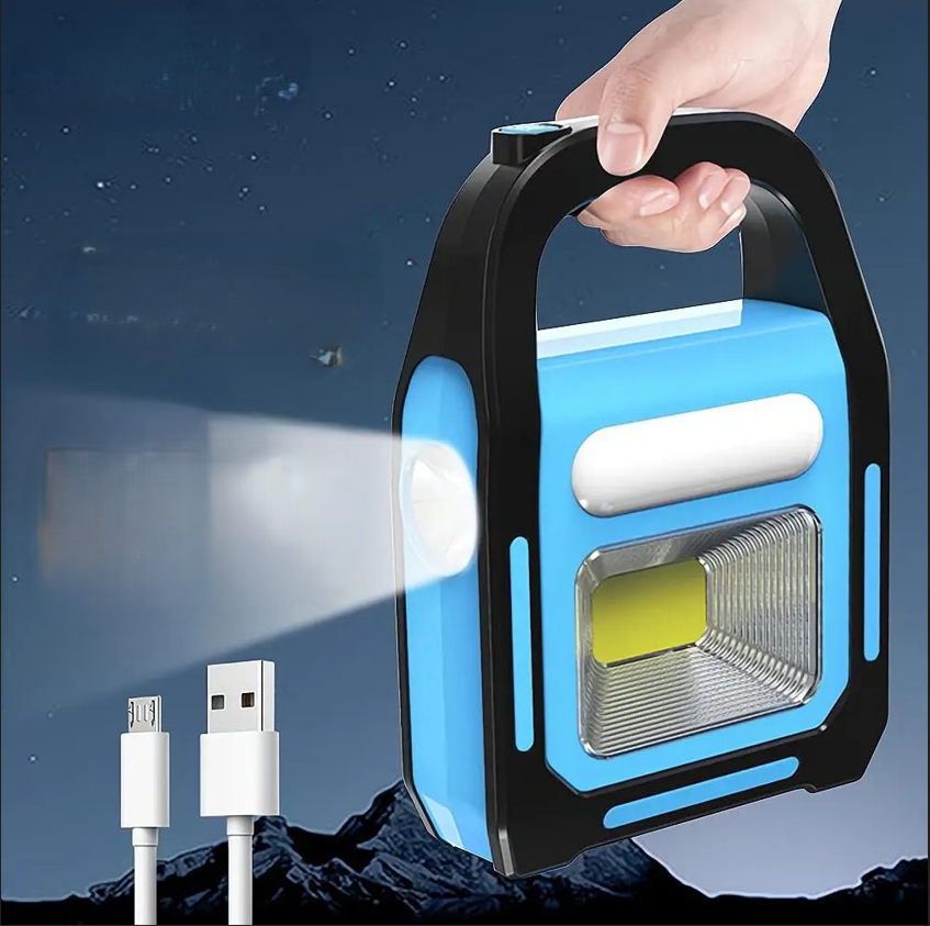 Solar USB Rechargeable Power Bank Camping Lantern