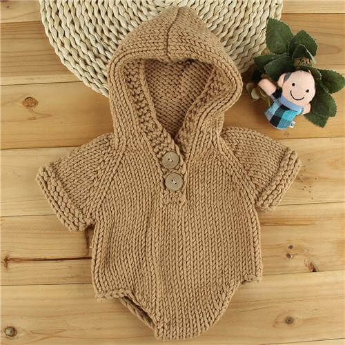 Newborn Baby Crochet Romper Knit Costume