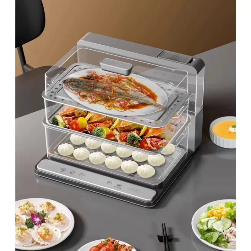 Multi Cook Triple Layer Electric Food Steamer