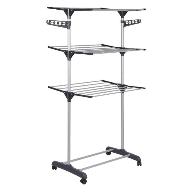 Foldable Multi-Layer Clothes Hanger Rack Stand