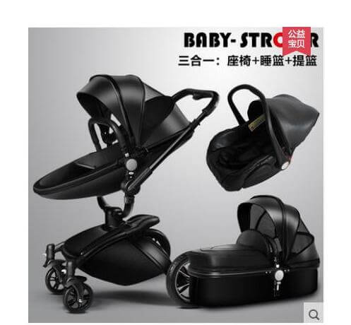 European Luxury Baby Stroller 2 and 3 pcs