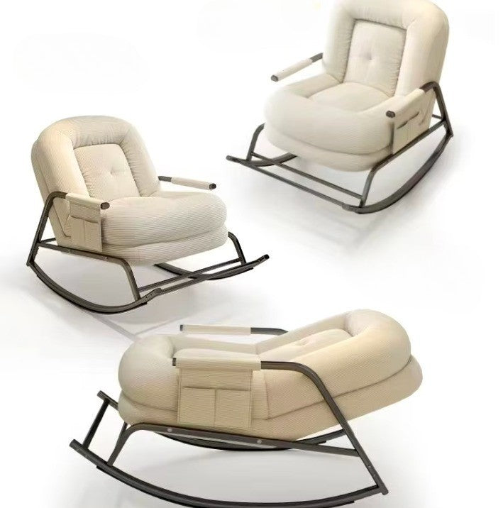 Modern Luxury Relaxing Cozy Padded Rocking Chair