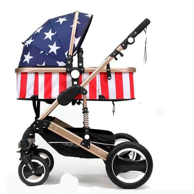 Modern High Landscape Multifunctional 3 in 1 Baby Stroller