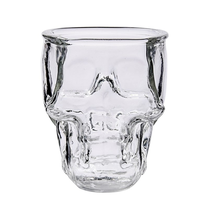 3D Transparent Skull Crystal Mug