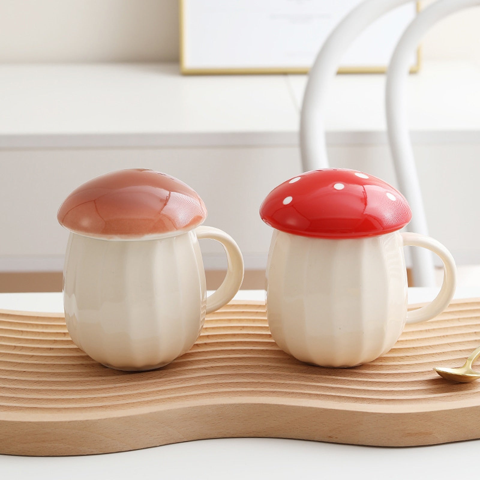 Creative Ceramic Mushroom Mug