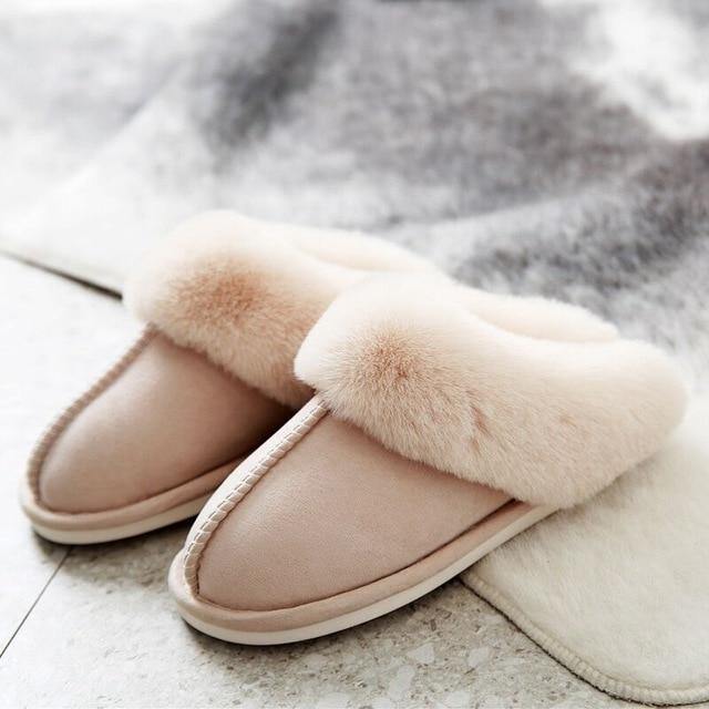 Lightweight Washable Comfy Plush Slippers