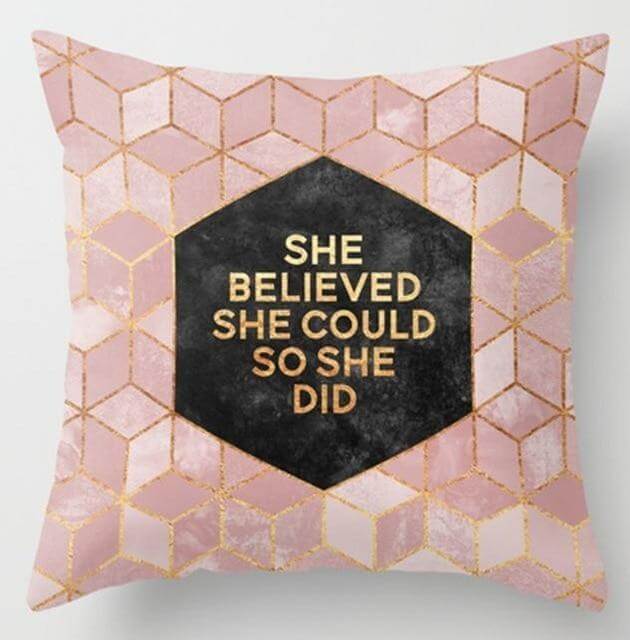 Irregular Triangle Pattern Pillow Cases