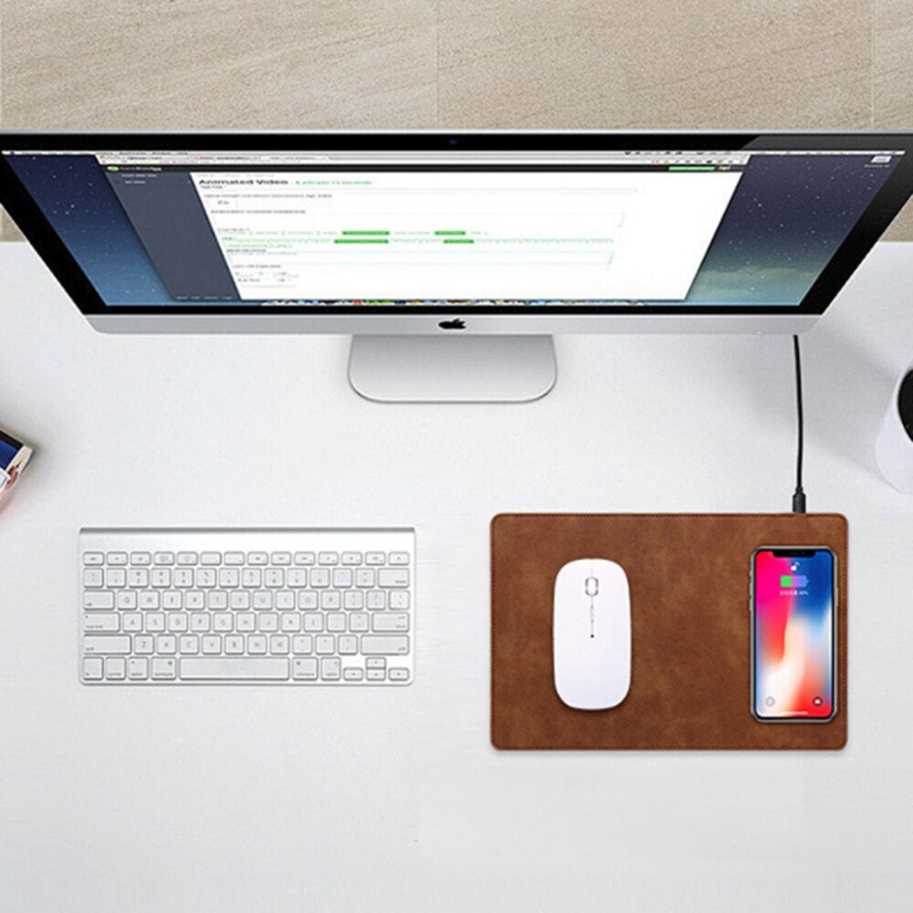 Creative Phone Wireless Charging Mouse Pad