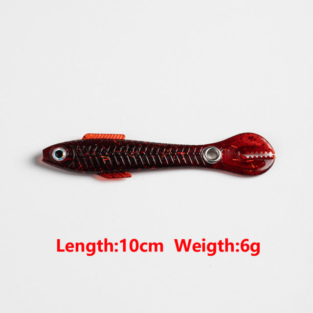 Realistic Reflective Soft Fishing Artificial Bait