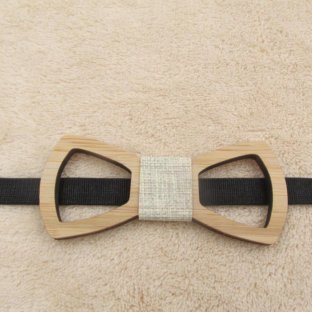 Wooden Bow Tie Made Of Anchor Glasses