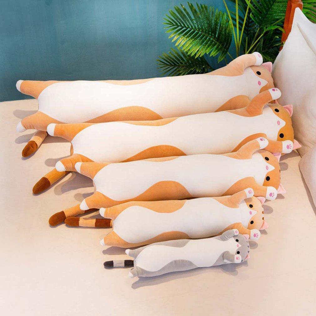 Cute Cat Soft Long Cat Plush Pillow