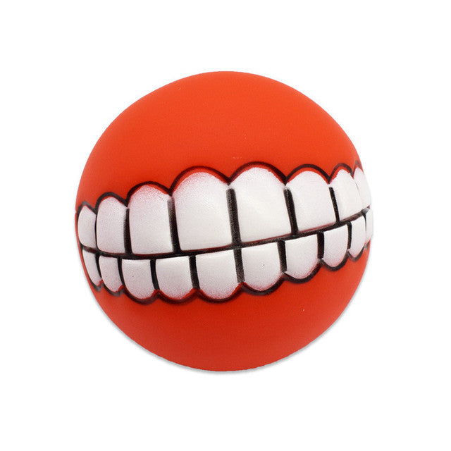 Funny Smile Rubber Pet Chew Toys