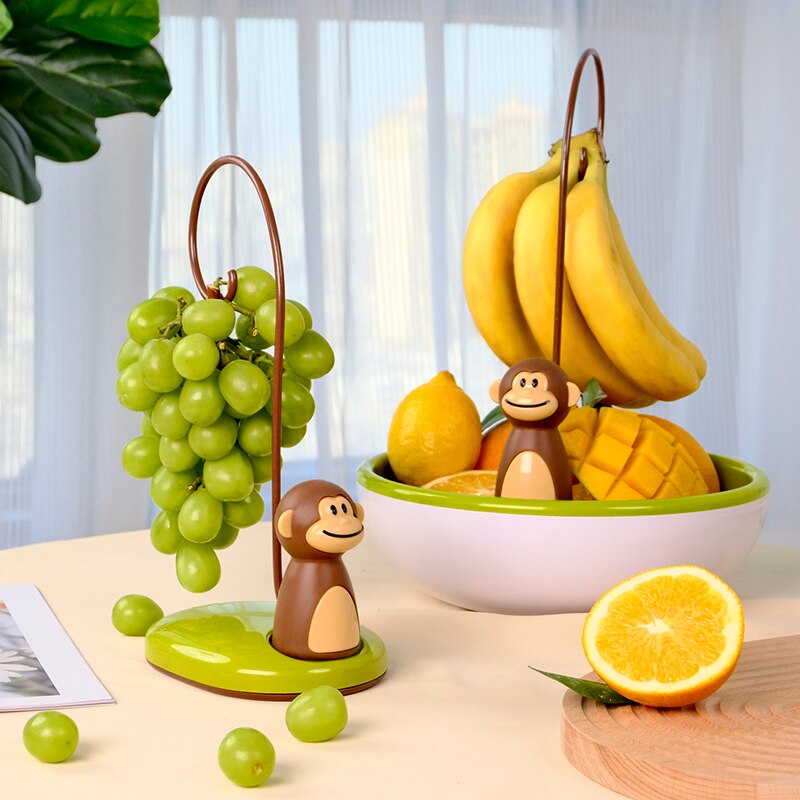 Monkey Shape Kitchen Banana Hanger Stand