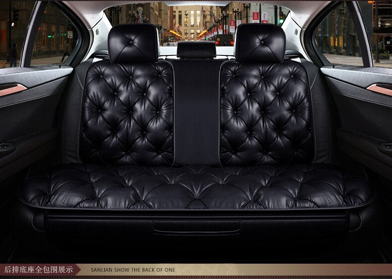 Luxurious Ride Leather Car Seat Cover