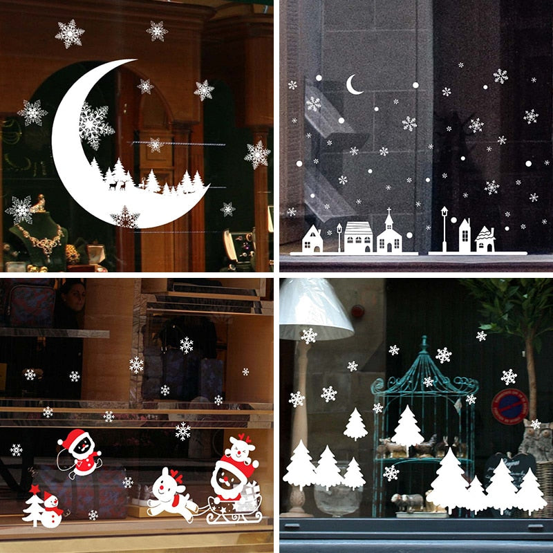 Jingle Bells Christmas Window Decorations