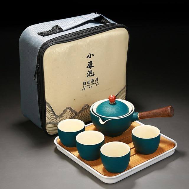 Unique Ceramic Moving Teapot Filter Set